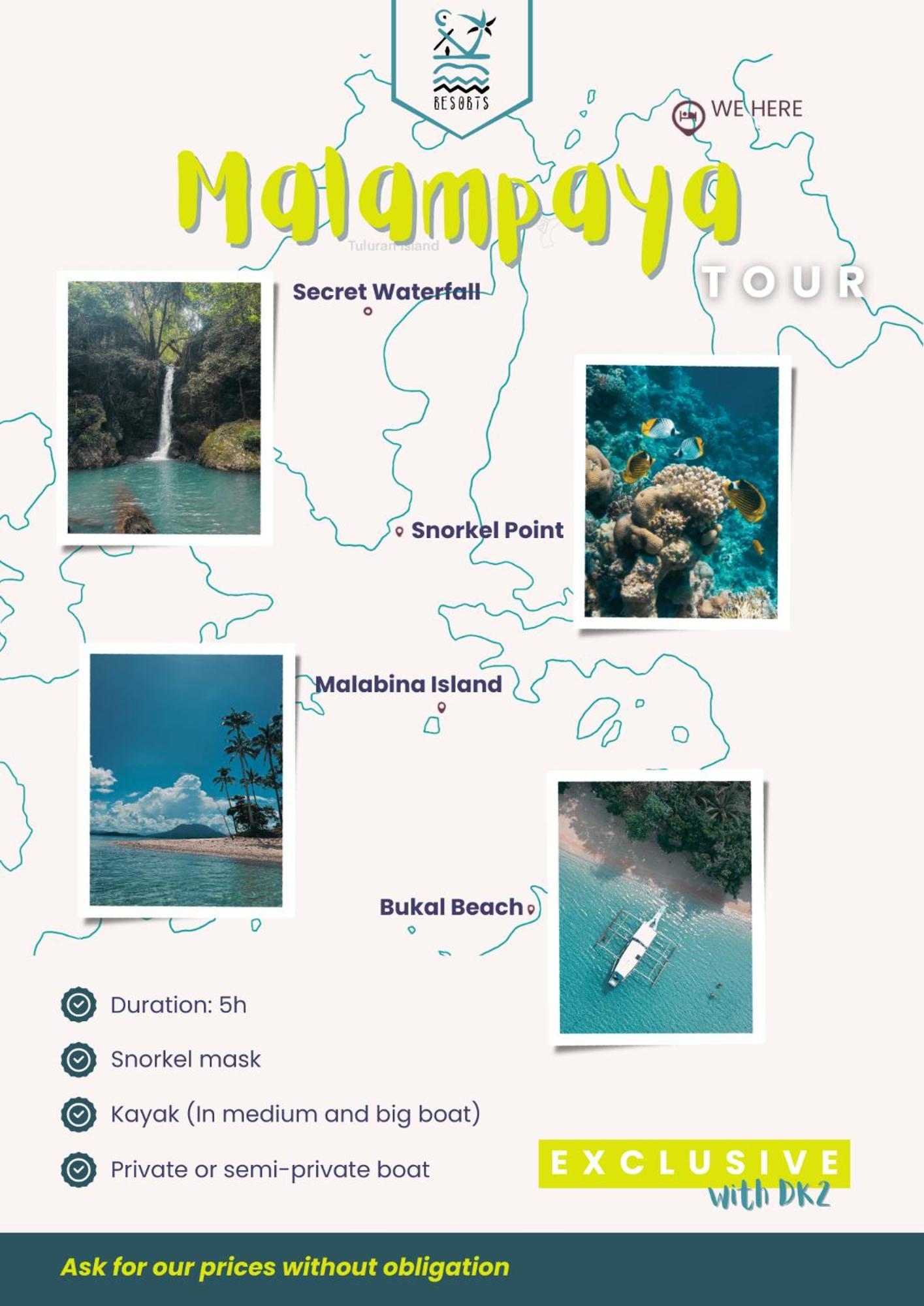Dk2 Resort - Hidden Natural Beach Spot - Direct Tours & Fast Internet El Nido Exterior photo